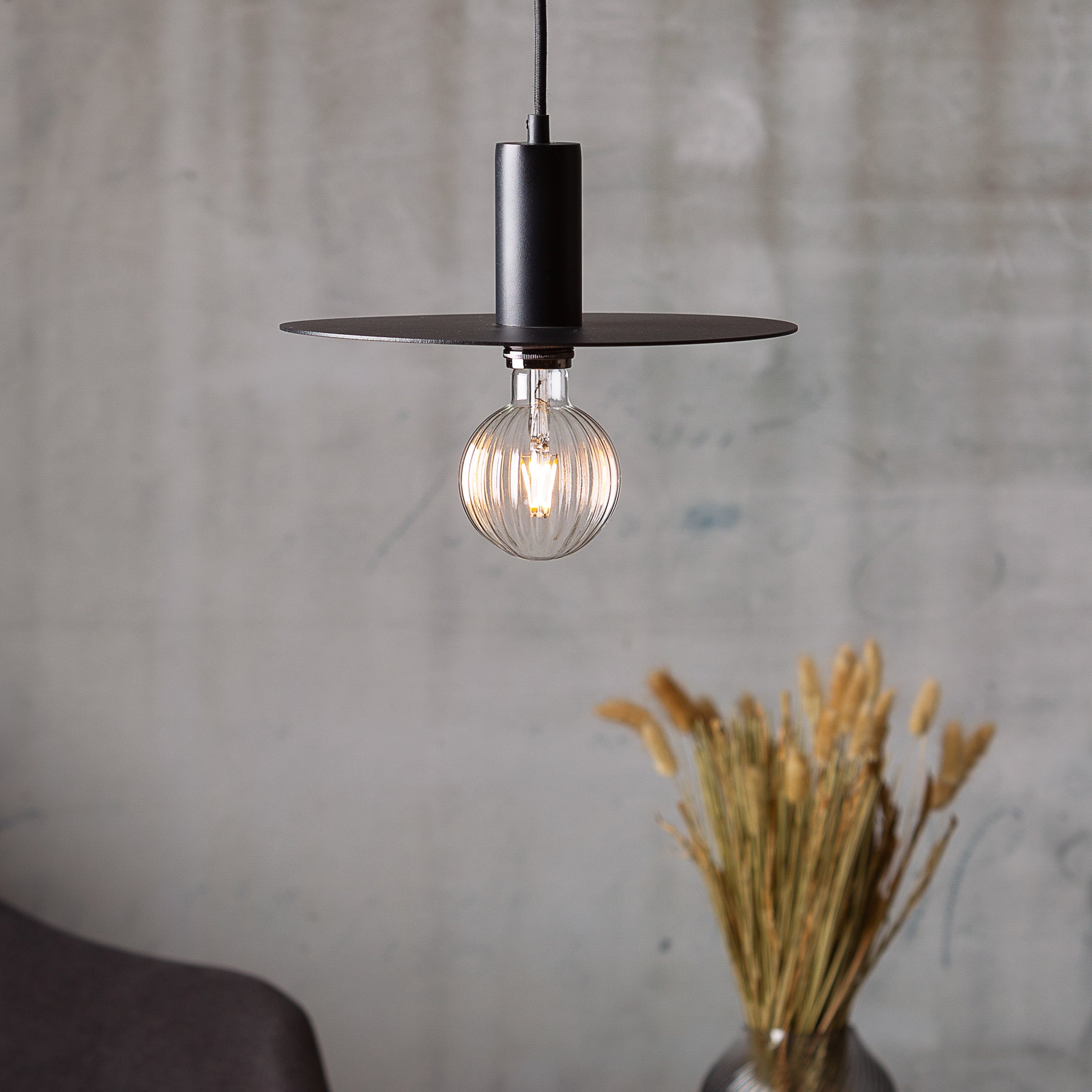 Touch Me Pendelleuchte mit Schirm